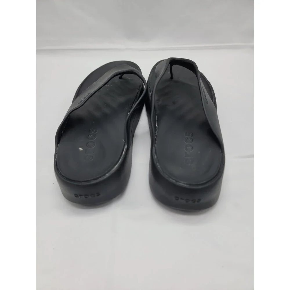 Crocs Getaway Platform Sandals Womens 9 Black